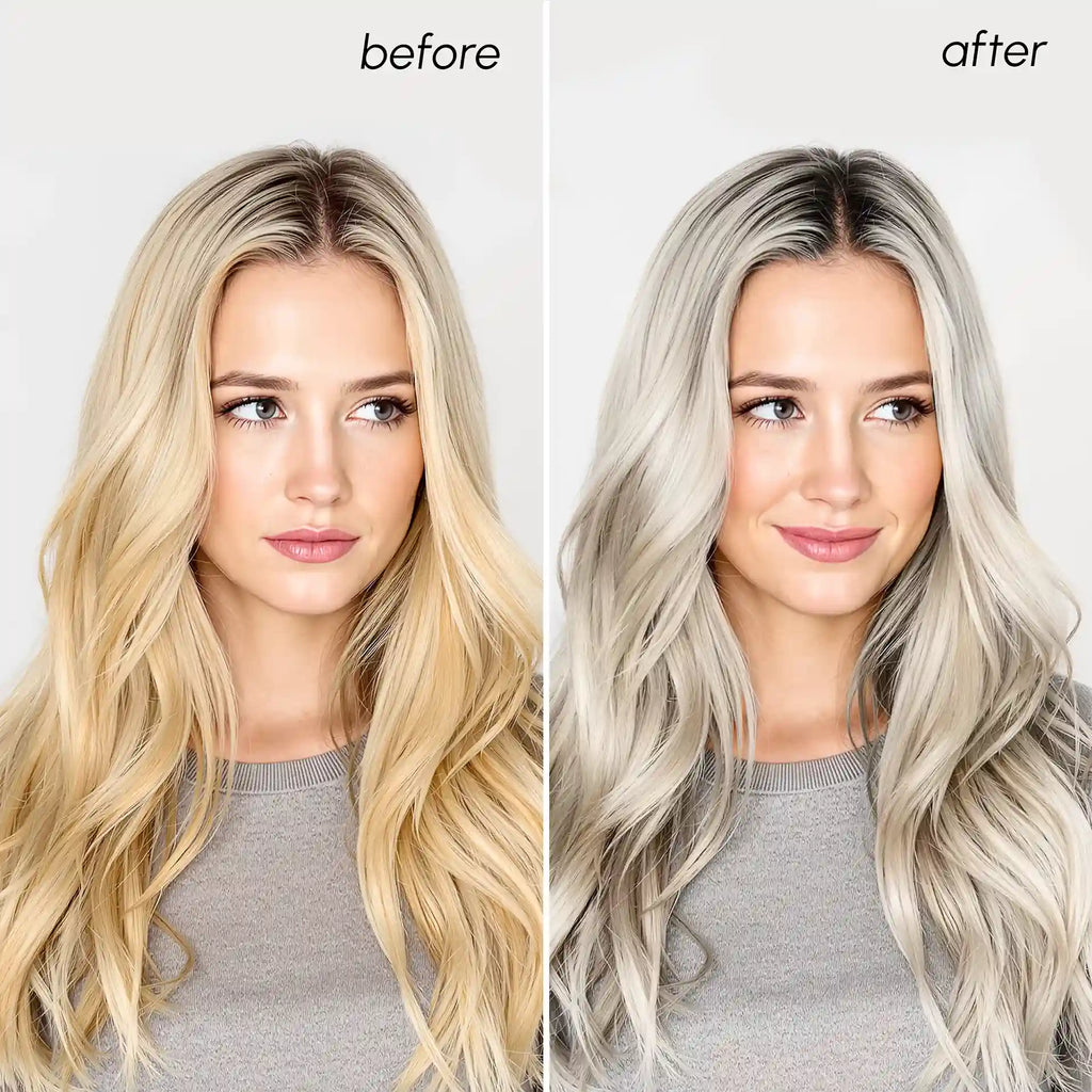 Mascarilla Morada para Cabello Rubio