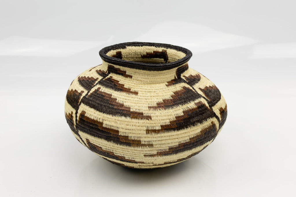 Wounaan Indian Hand Woven Bird of Paradise Panama Basket