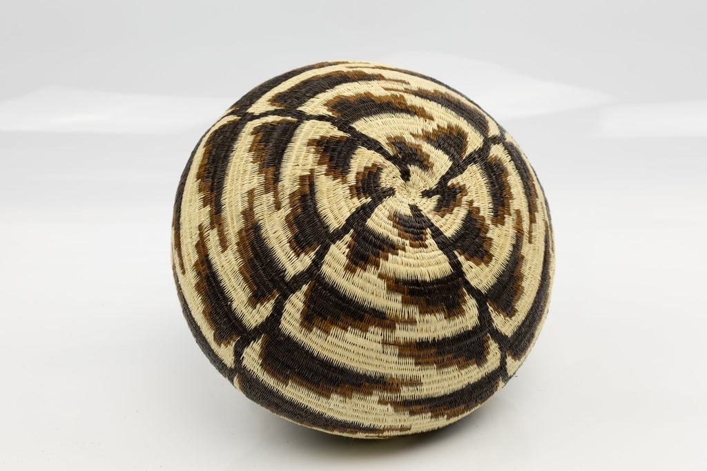 Wounaan Indian Hand Woven Bird of Paradise Panama Basket