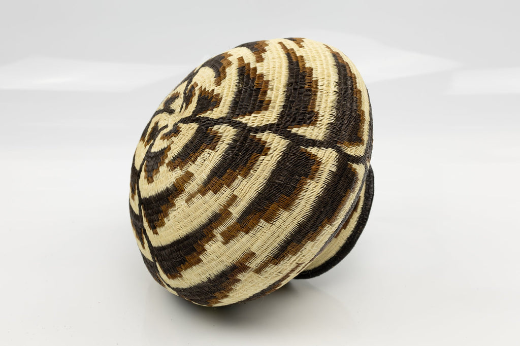 Wounaan Indian Hand Woven Bird of Paradise Panama Basket