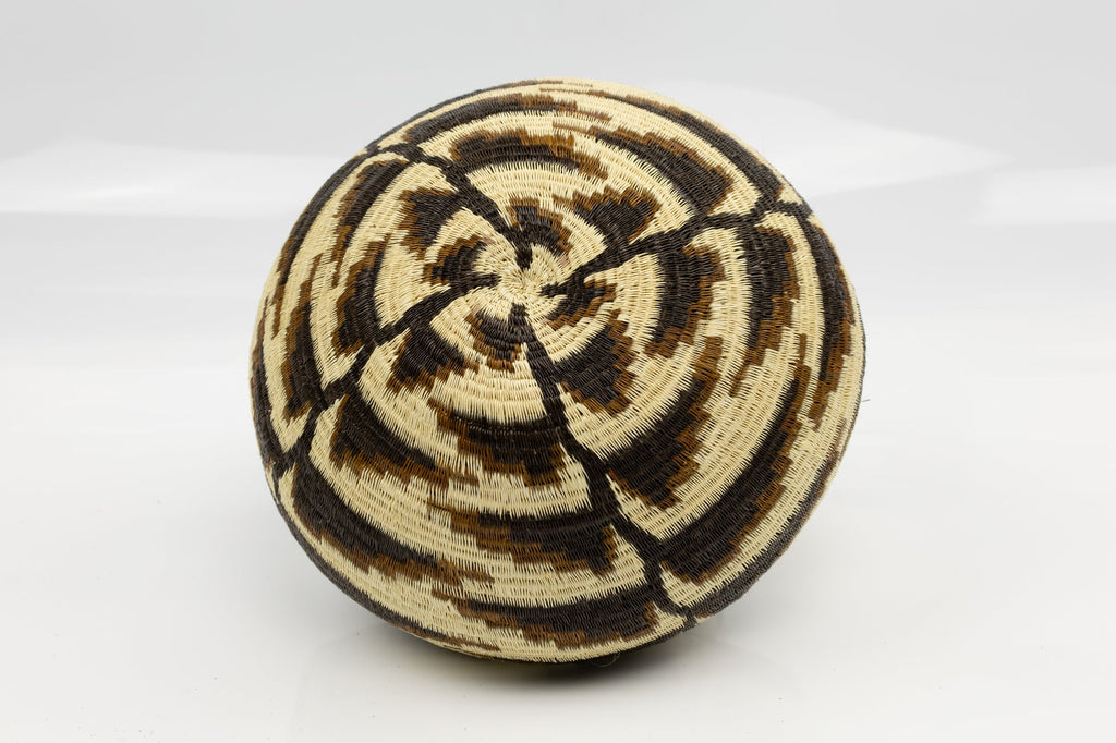 Wounaan Indian Hand Woven Bird of Paradise Panama Basket