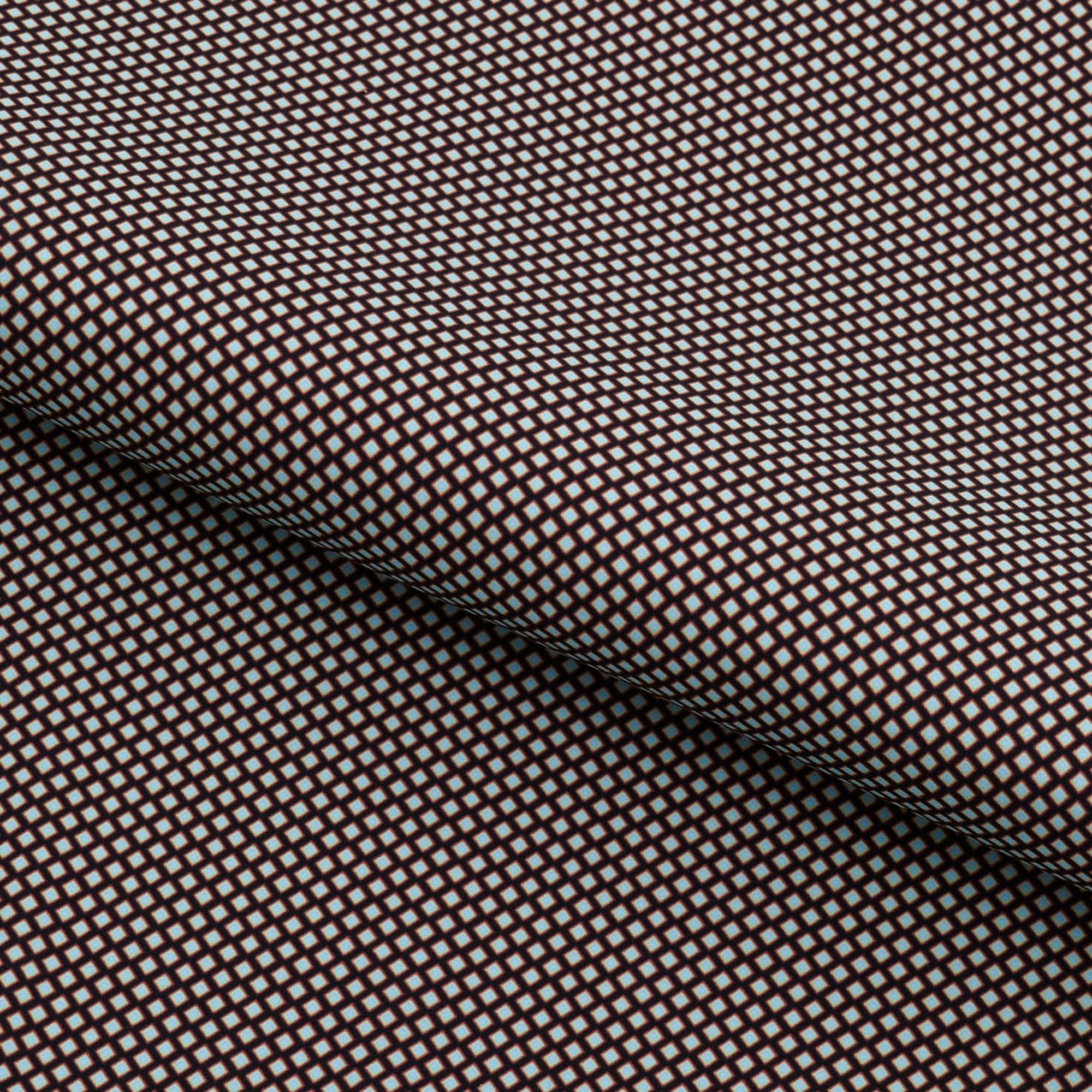 Mini Argyle Printed On Recycled Spandex Fabric | Blue Moon Fabrics