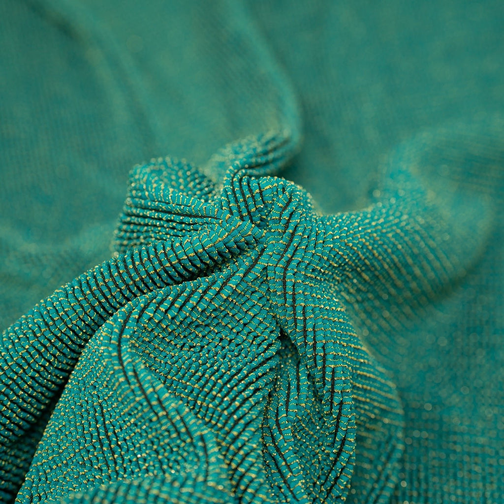 Ritzy Crinkle Nylon Polyester Spandex with Metallic Fabric | Blue Moon Fabrics