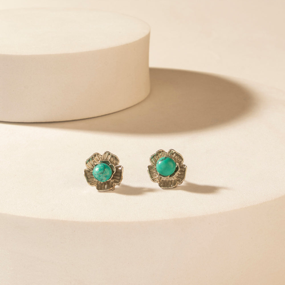 Myra Moonbeam Earrings Set in Silver Shine
