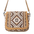 Myra Mesa Crosswinds Woven Shoulder Bag in Canyon Taupe