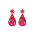 Rose Garden Beaded Earrings