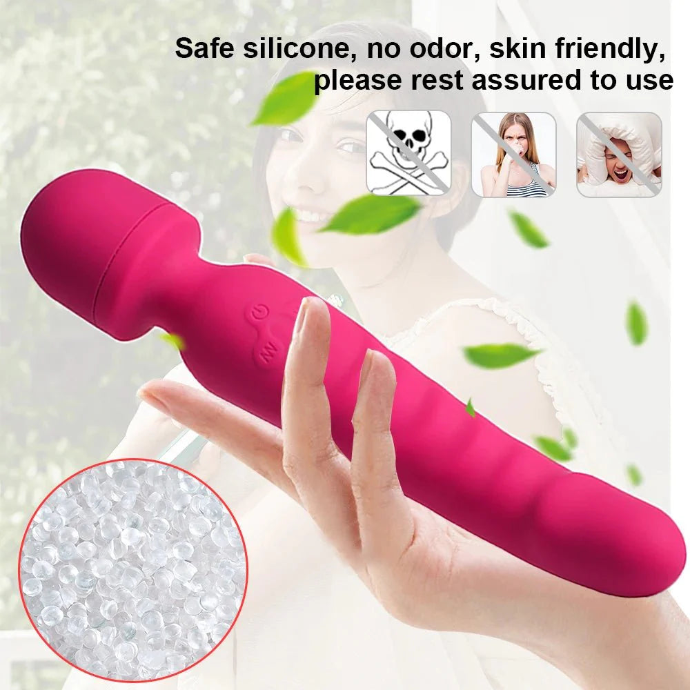 VeloraIgnite Heated Dual Head Wand Vibrator