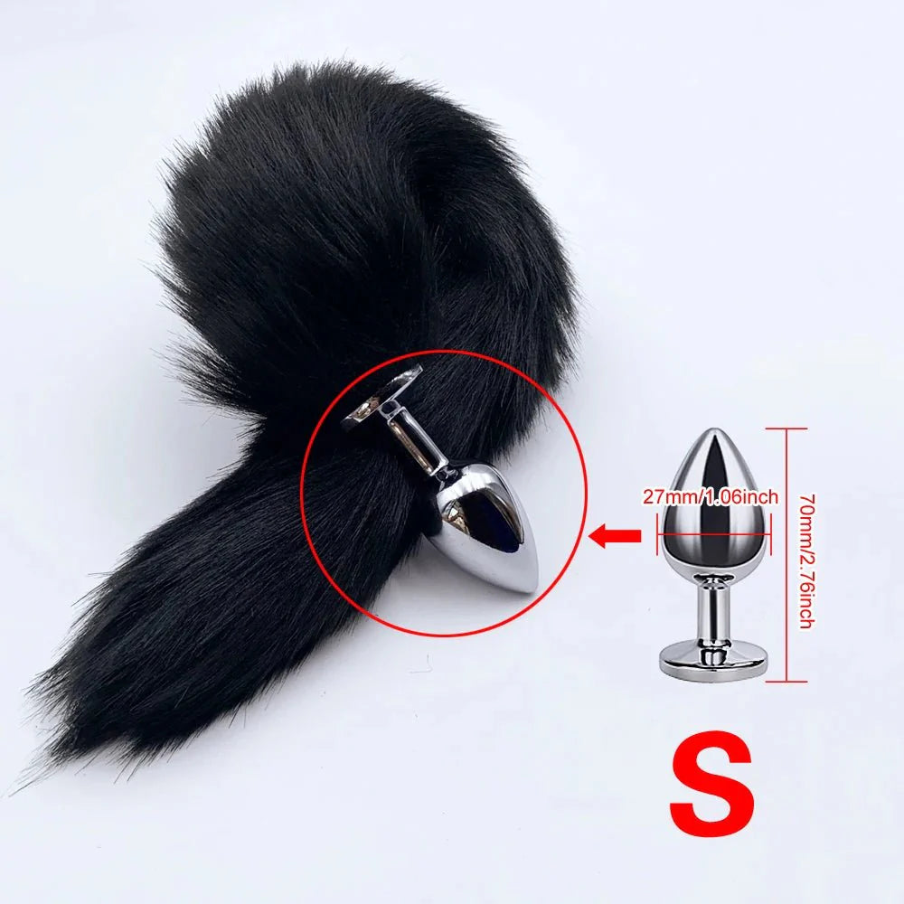 FoxSteel Fox Tail Steel Butt Plug