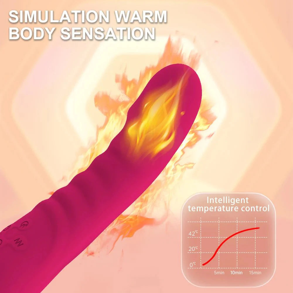 VeloraIgnite Heated Dual Head Wand Vibrator