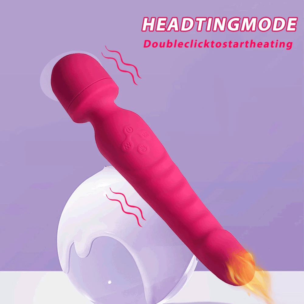 VeloraIgnite Heated Dual Head Wand Vibrator