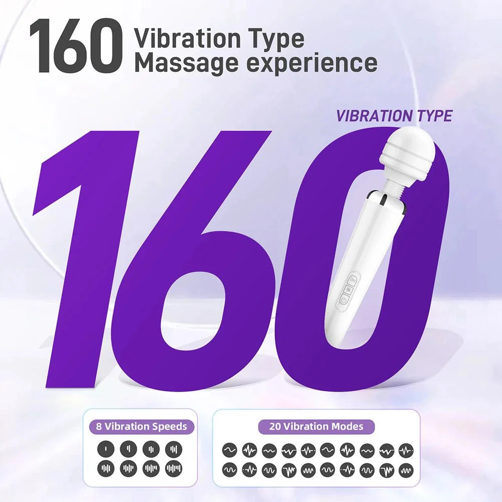 TitanWave 20 Mode Wand Vibrator