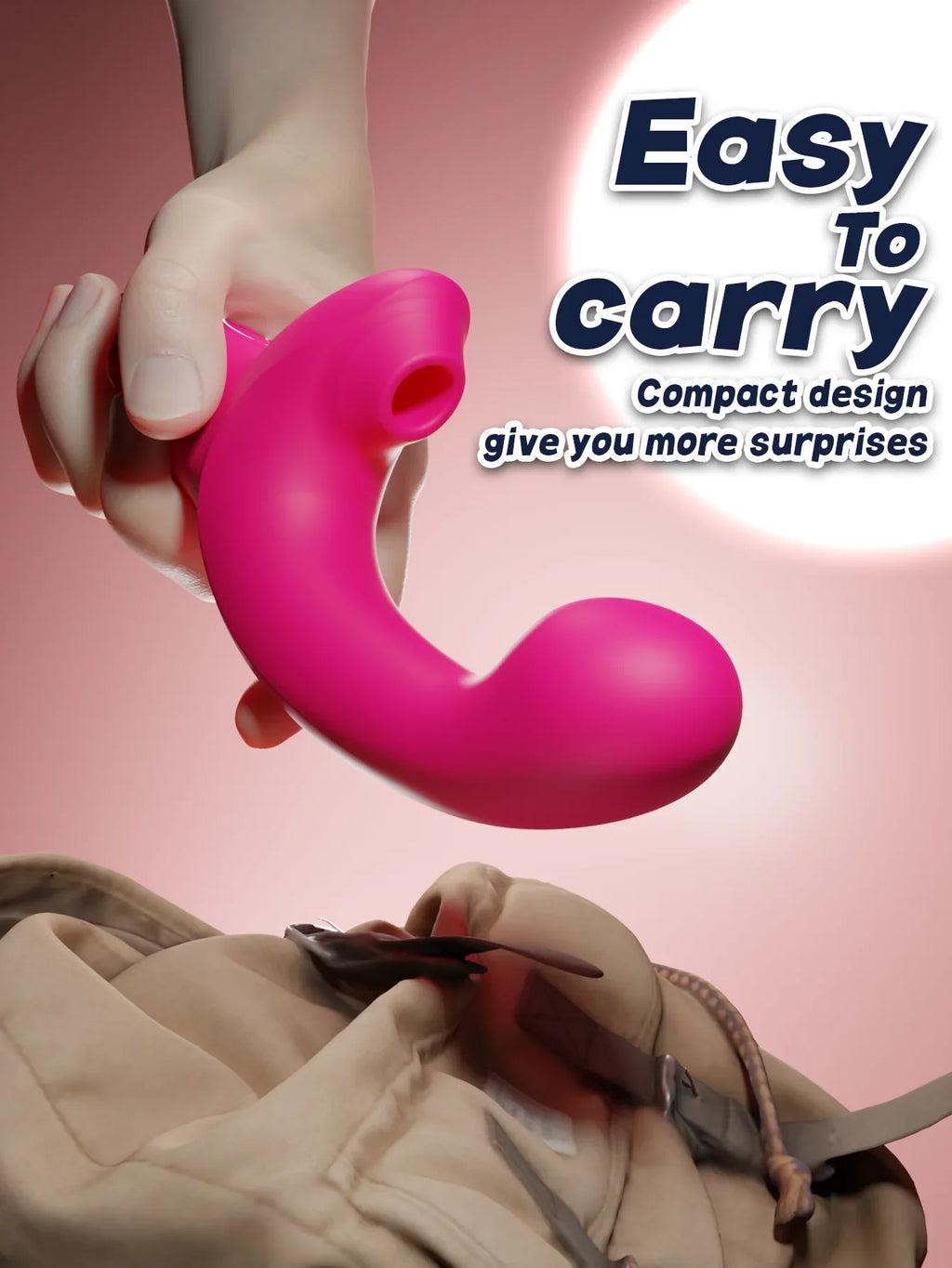 SuctionCurve Rabbit Suction Vibrator for Women