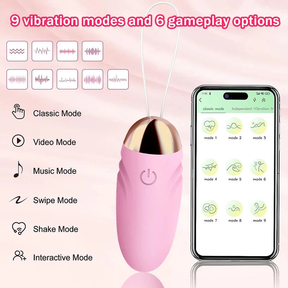 SyncPlay App Control Wearable Egg Vibrator