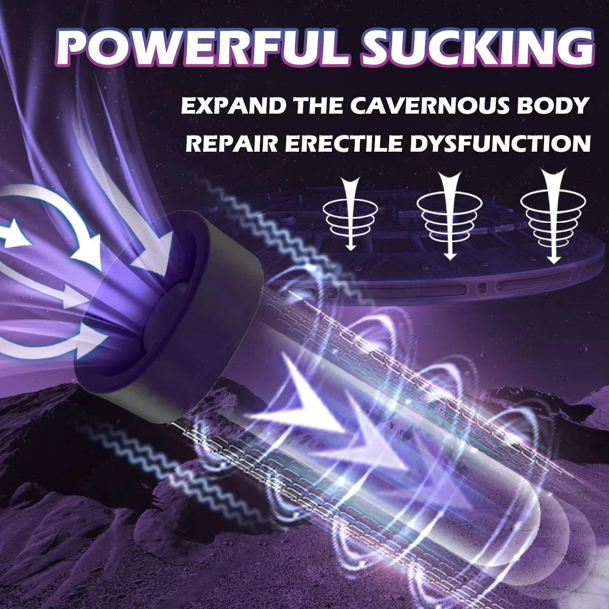 HydroForce IPX7 Waterproof Electric Penis Pump