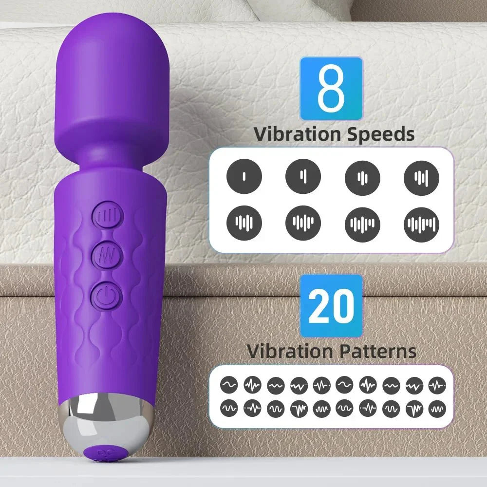 FlexWave 20 Mode G-Spot Wand Vibrator