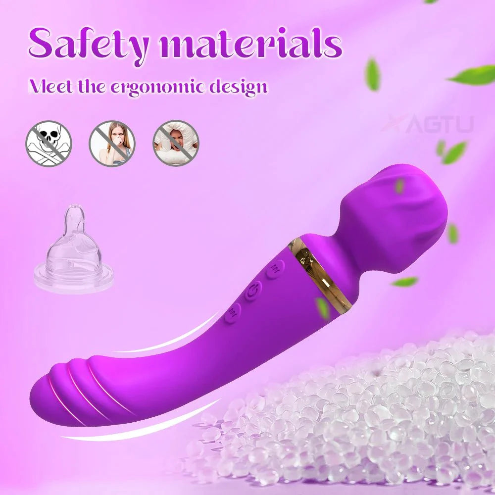 PulseForge 10X Mode Wand Vibrator