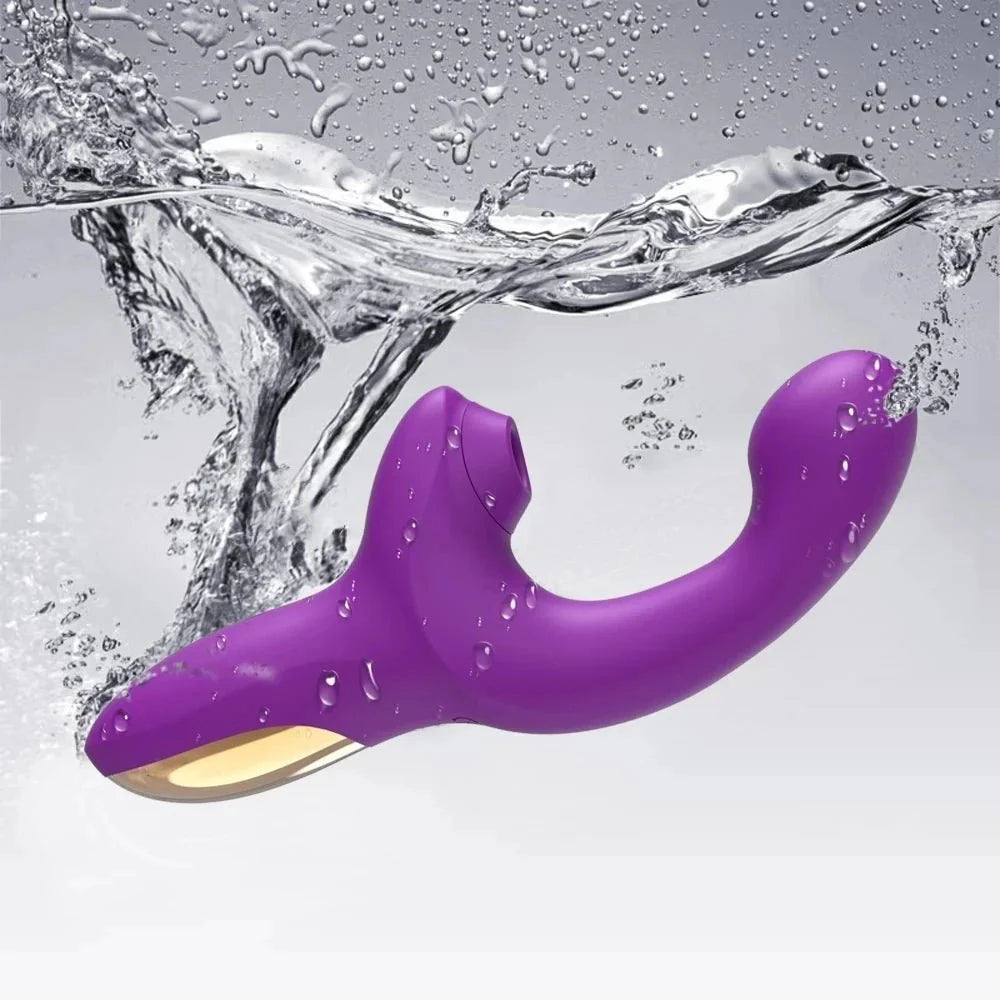SuctionCurve Rabbit Suction Vibrator for Women