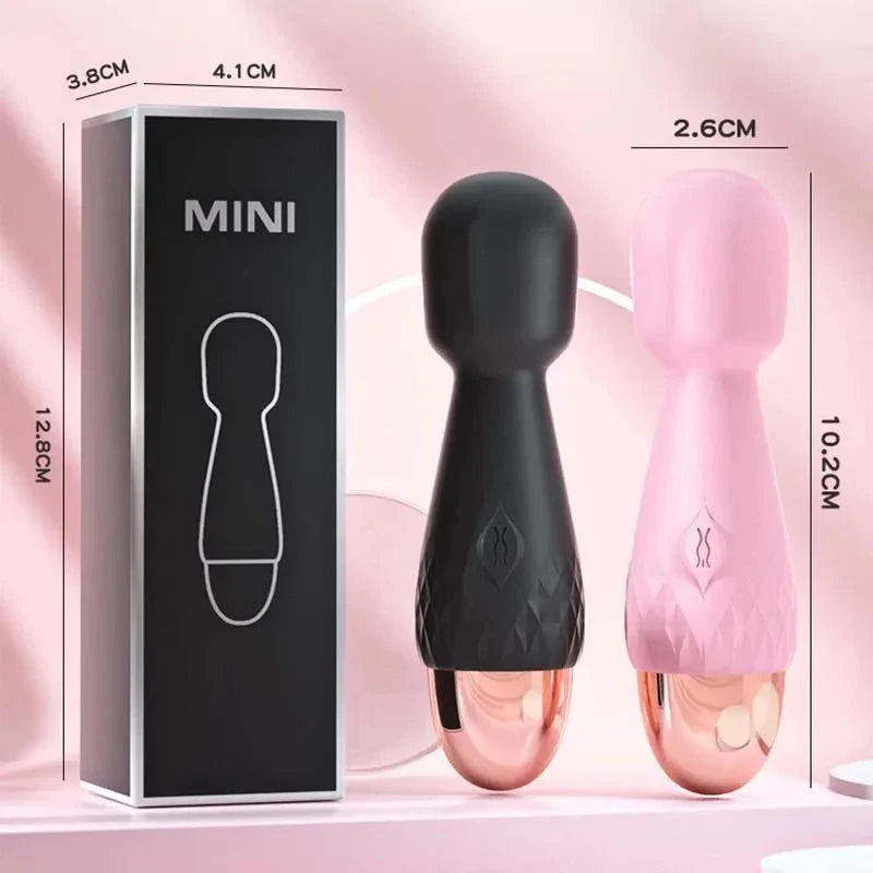 MiniVolt Mini Dual Sided Wand Vibrator 10 Modes