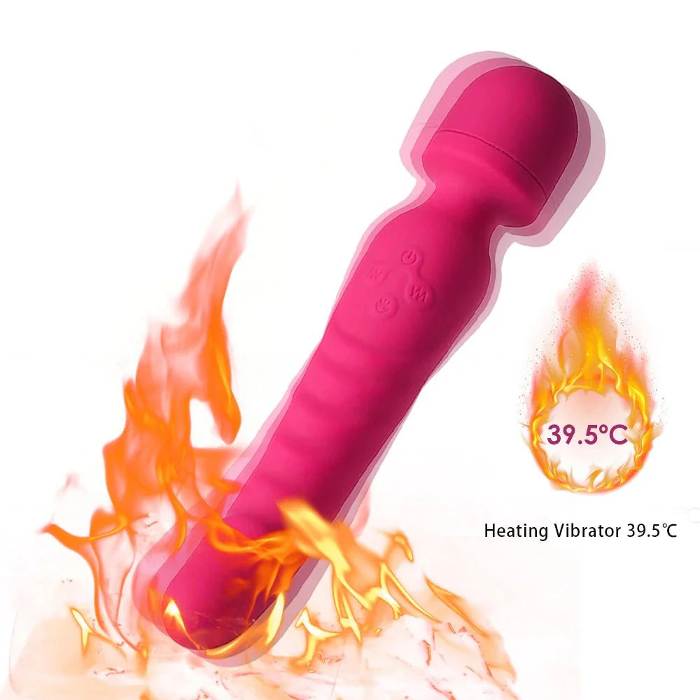 IgniteFlex Heated Dual Head Wand Vibrator