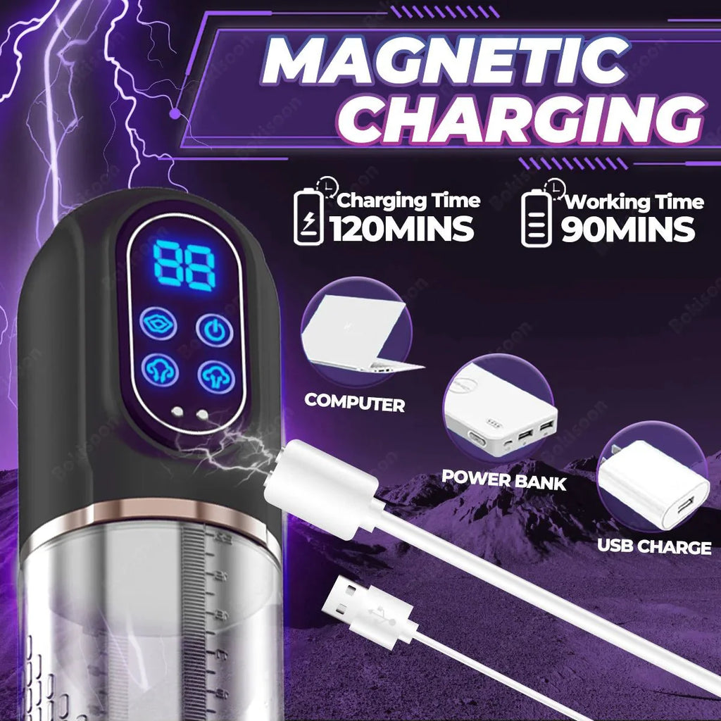 HydroForce IPX7 Waterproof Electric Penis Pump