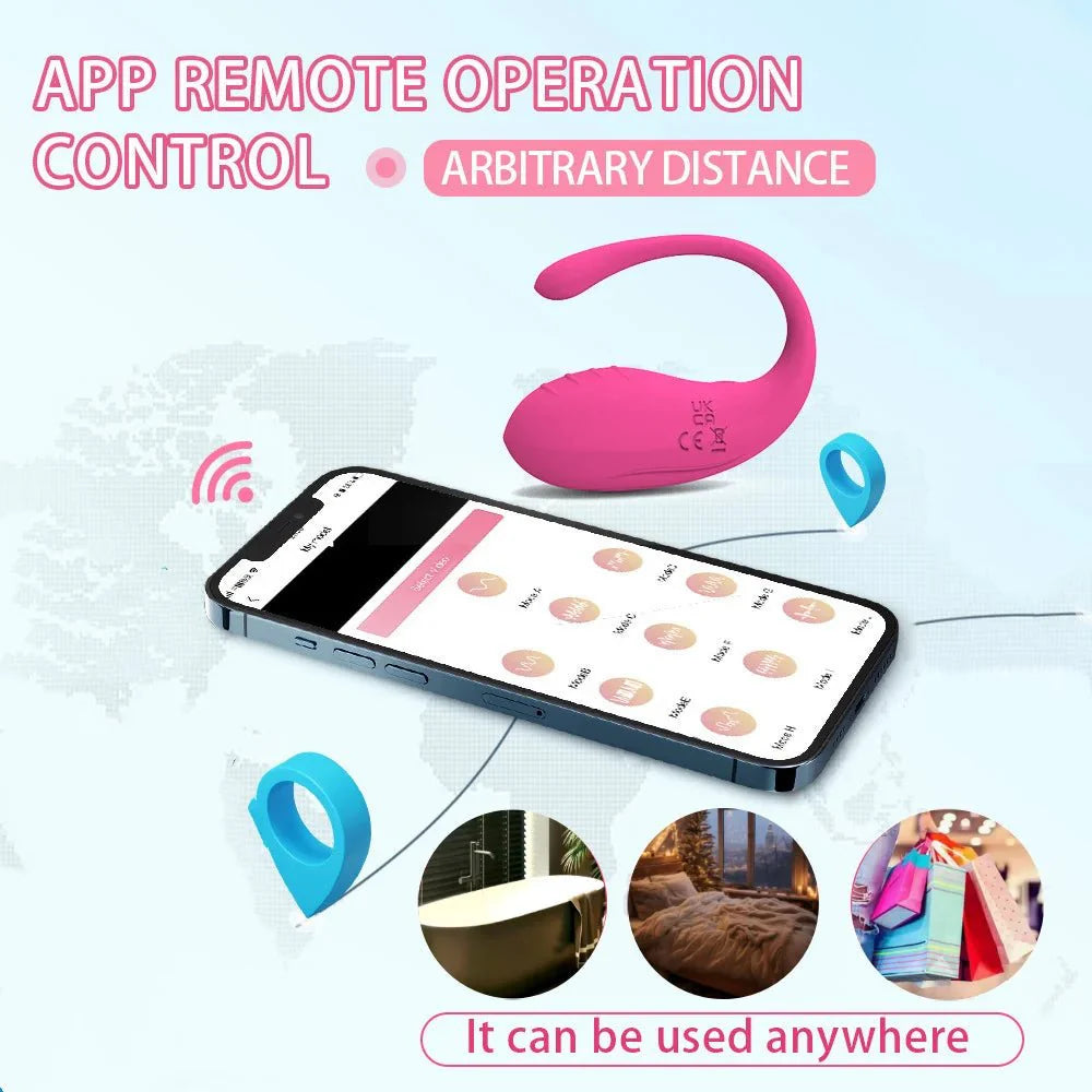 SyncMini 10X App Control Mini Bullet Egg Vibrator