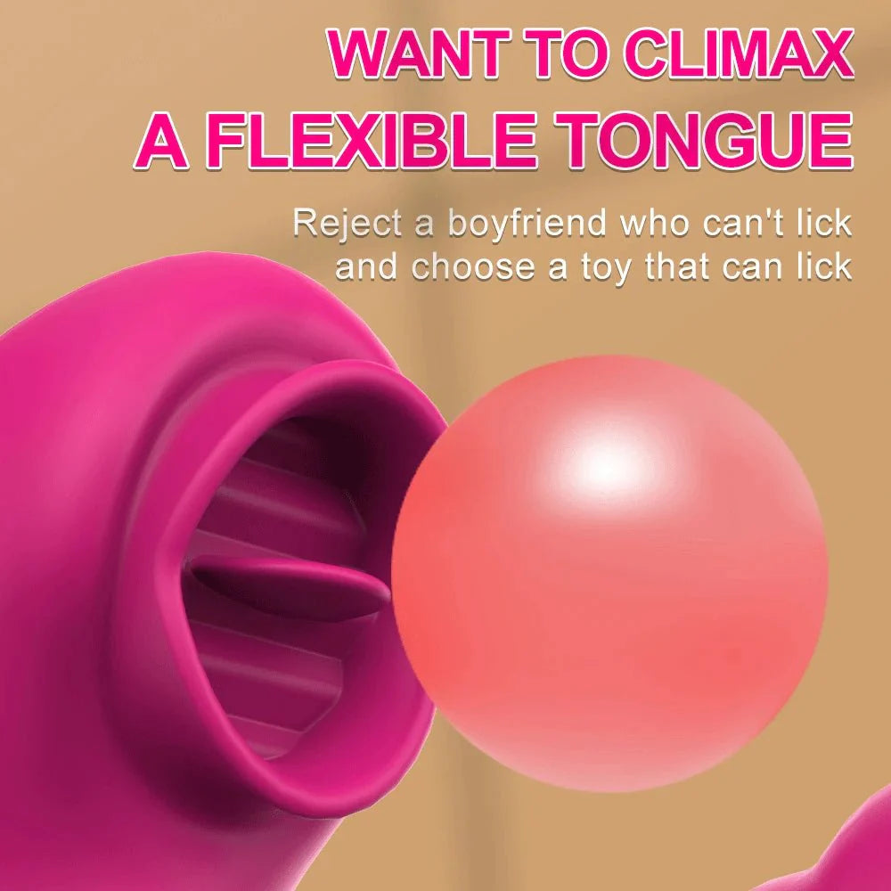 VelvetLick 20X Speed Tongue Licking Vibrator