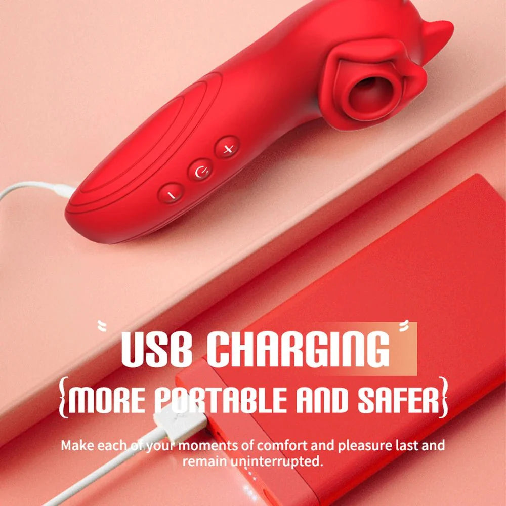 RosePulse Rose Suction Vibrator 10 Modes