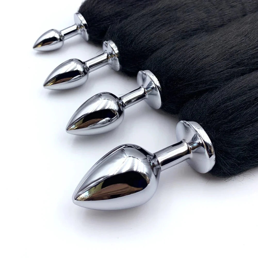 FoxSteel Fox Tail Steel Butt Plug