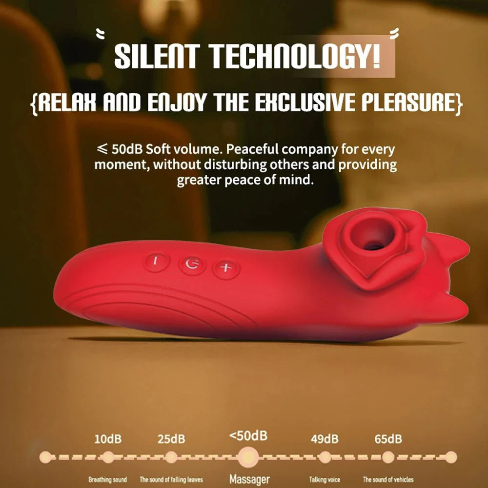 RosePulse Rose Suction Vibrator 10 Modes