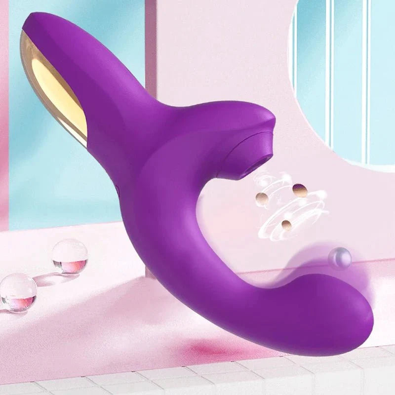 SuctionCurve Rabbit Suction Vibrator for Women