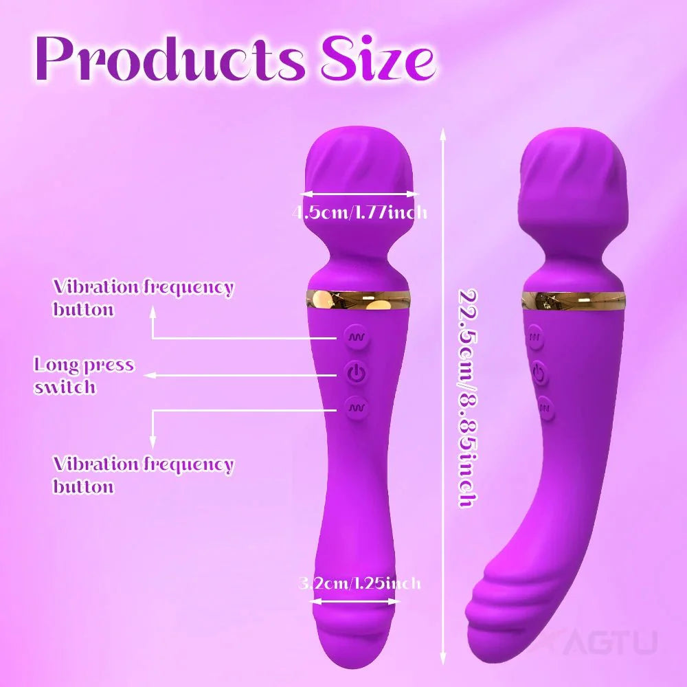 PulseForge 10X Mode Wand Vibrator