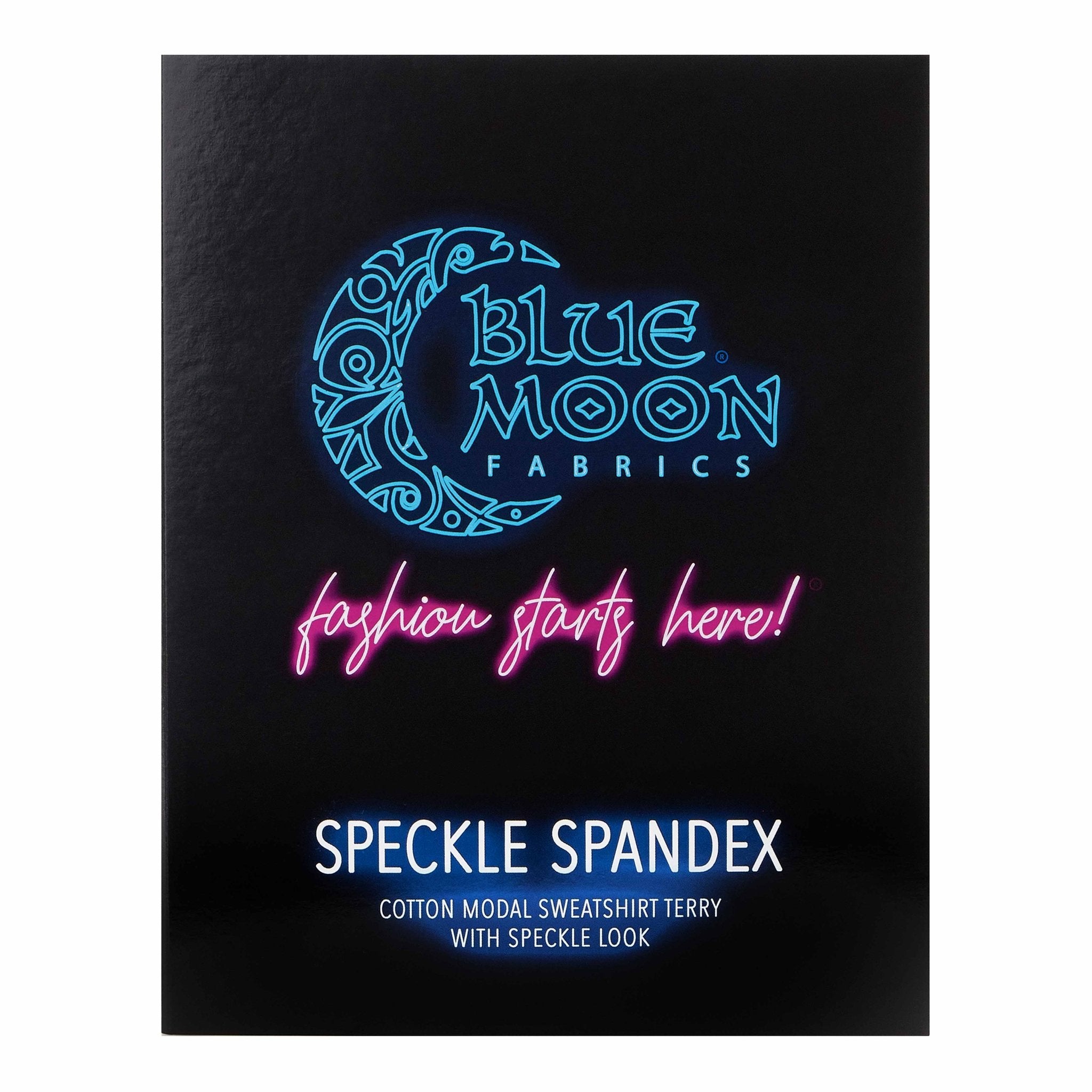 Speckle Cotton Polyester Modal Spandex Color Card | Blue Moon Fabrics