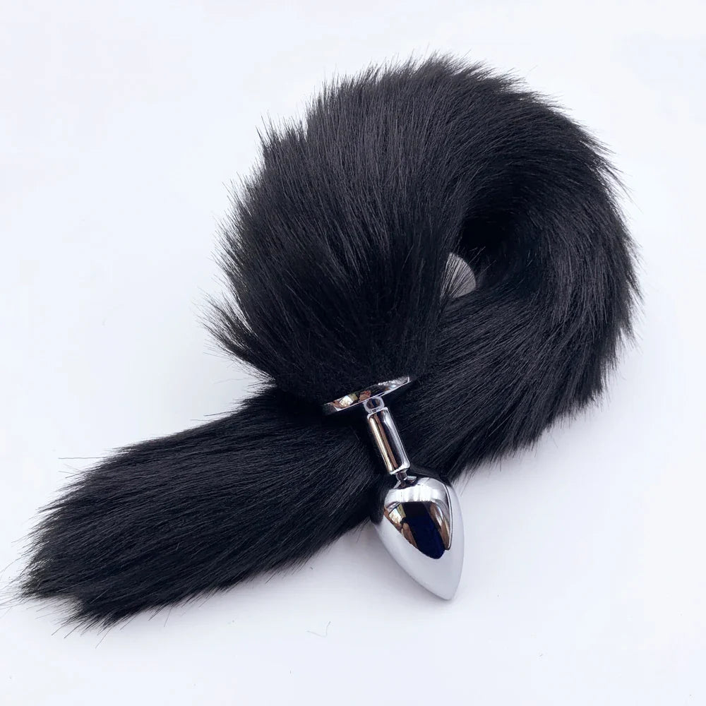 FoxSteel Fox Tail Steel Butt Plug