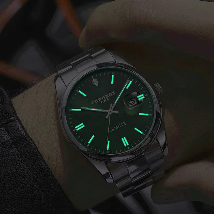 Men's Luxury Quartz Stainless Steel Watch