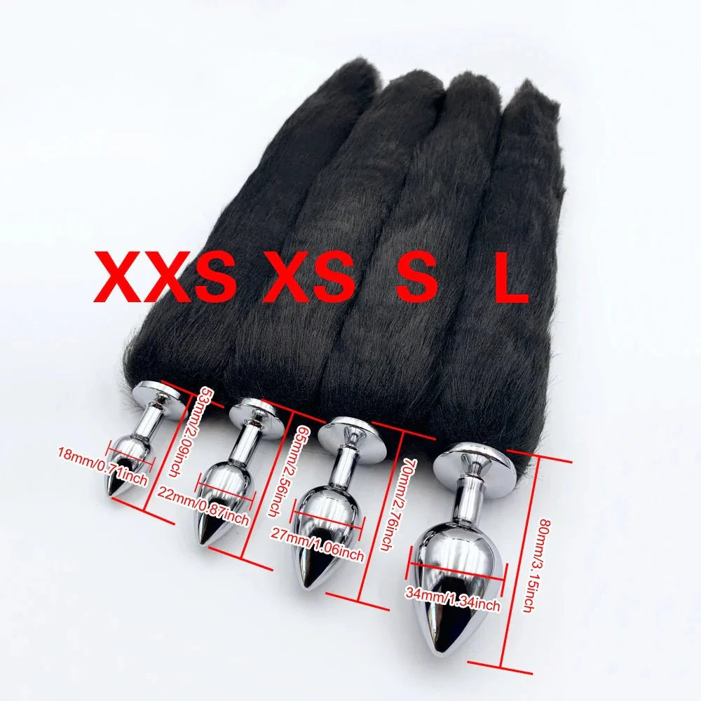 FoxSteel Fox Tail Steel Butt Plug