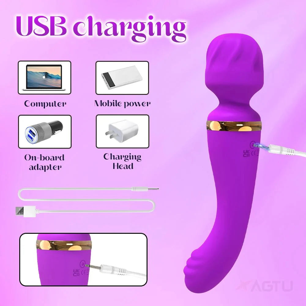 PulseForge 10X Mode Wand Vibrator