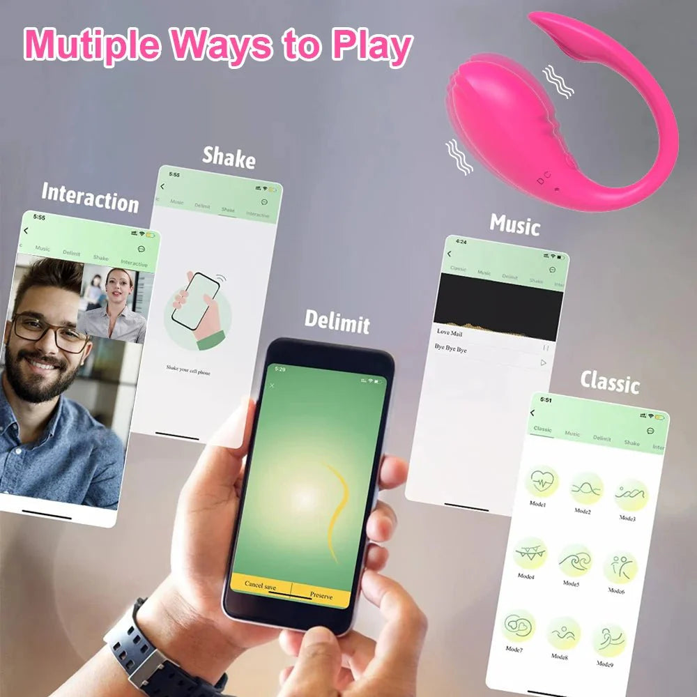 StealthEgg App Control Panty Vibrator 9 Modes