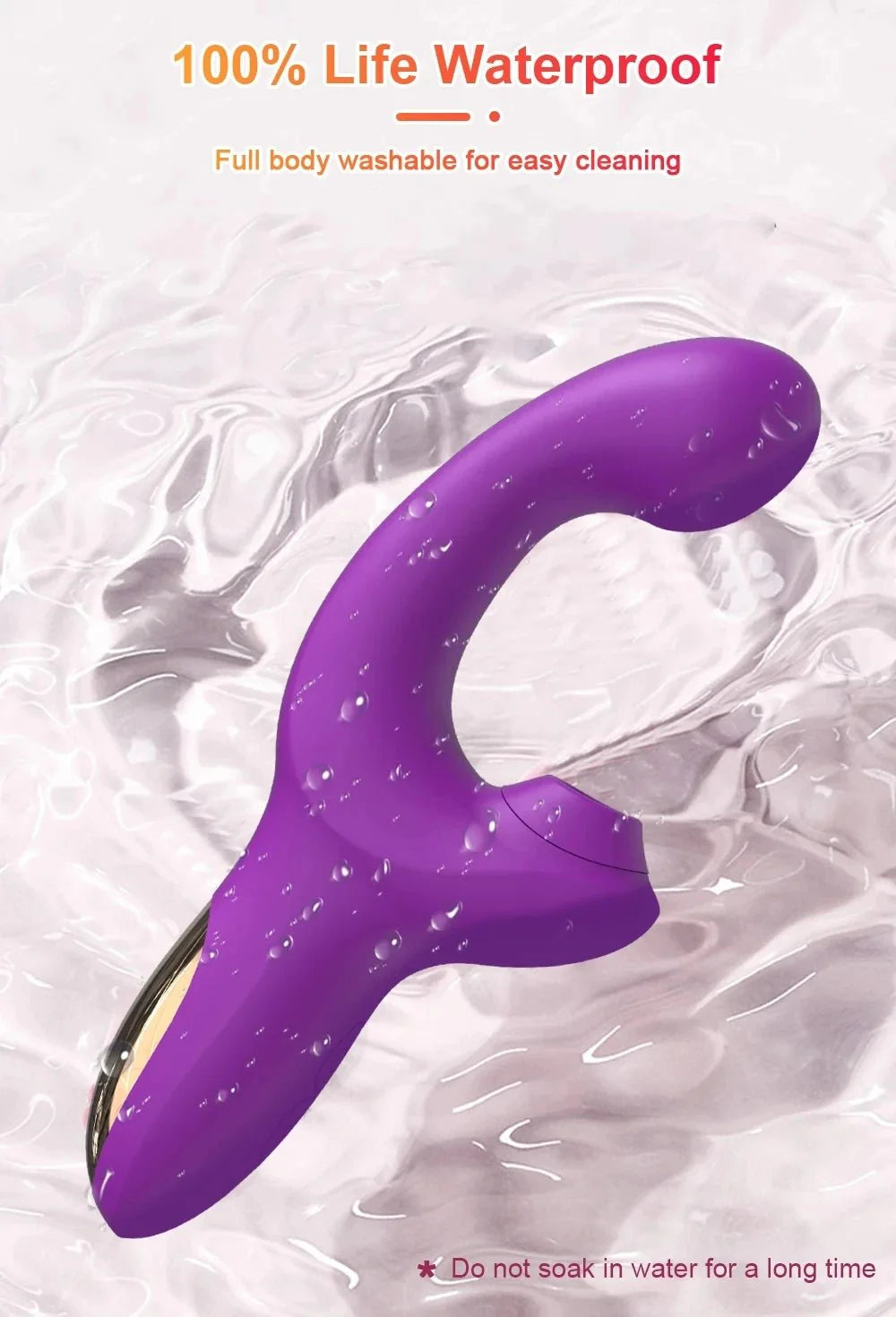 SuctionCurve Rabbit Suction Vibrator for Women