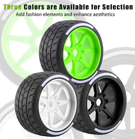 IRonManRc Street Racing Rubber Tires & Wheels 1/7 1/8 On Road 4PCS/Set)