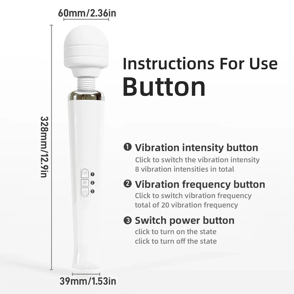 TitanWave 20 Mode Wand Vibrator