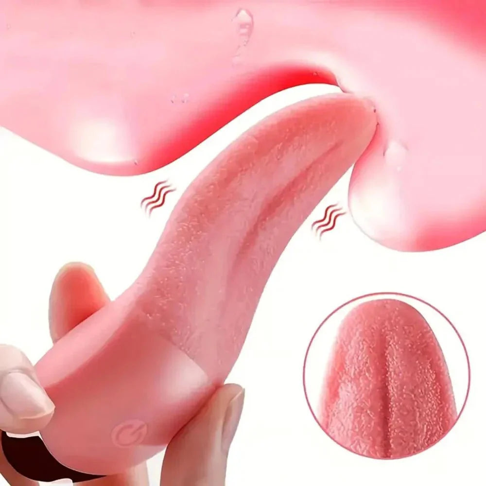 TongueRush Tongue Licking Clitoral Vibrator