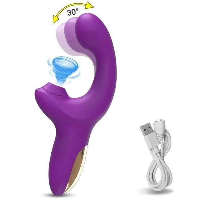 SuctionCurve Rabbit Suction Vibrator for Women