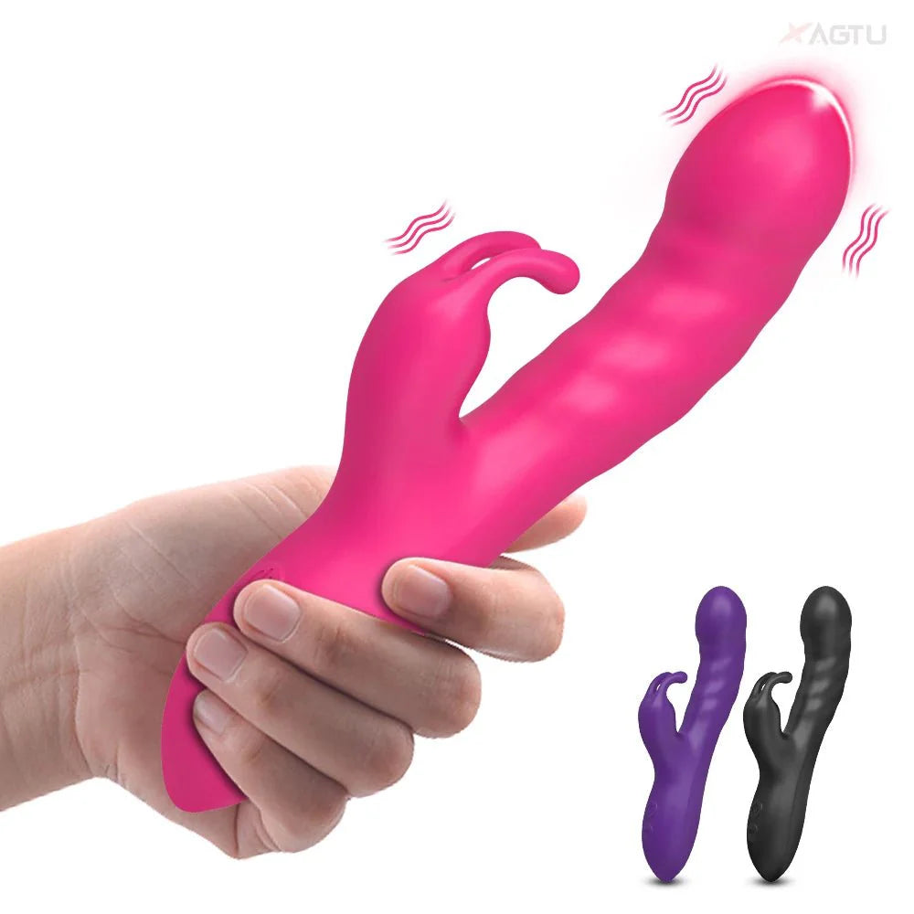 RoseThrust Royale Rabbit Thrusting Vibrator 10 Modes