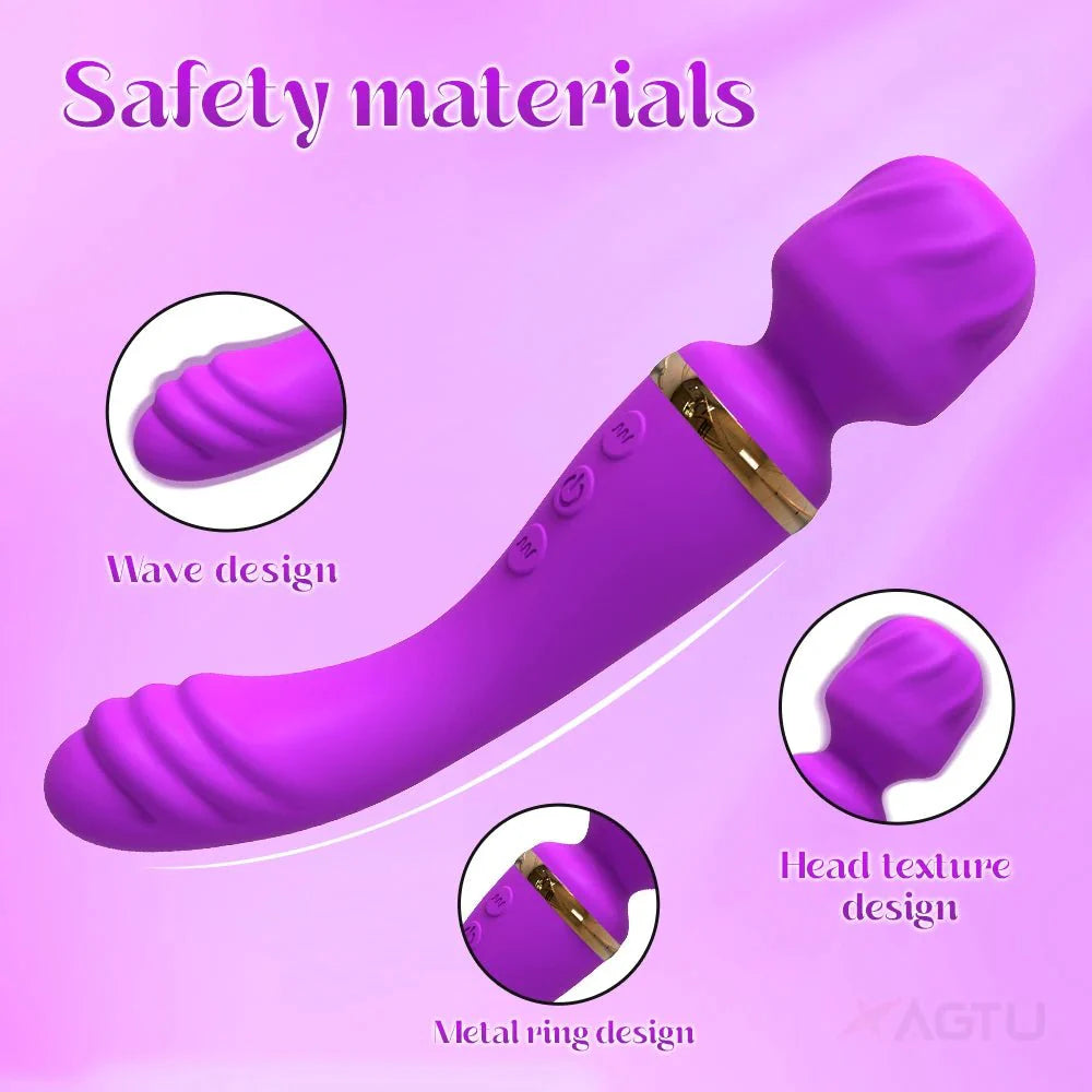 PulseForge 10X Mode Wand Vibrator