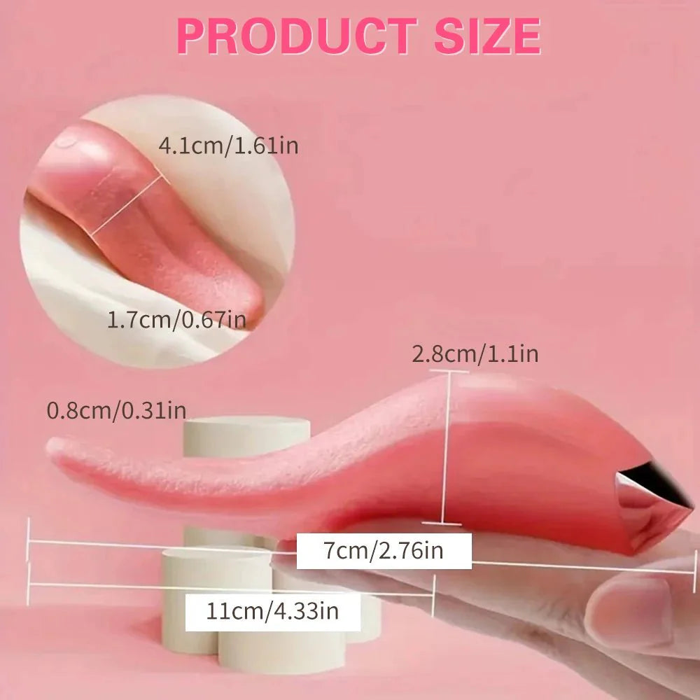 TongueRush Tongue Licking Clitoral Vibrator