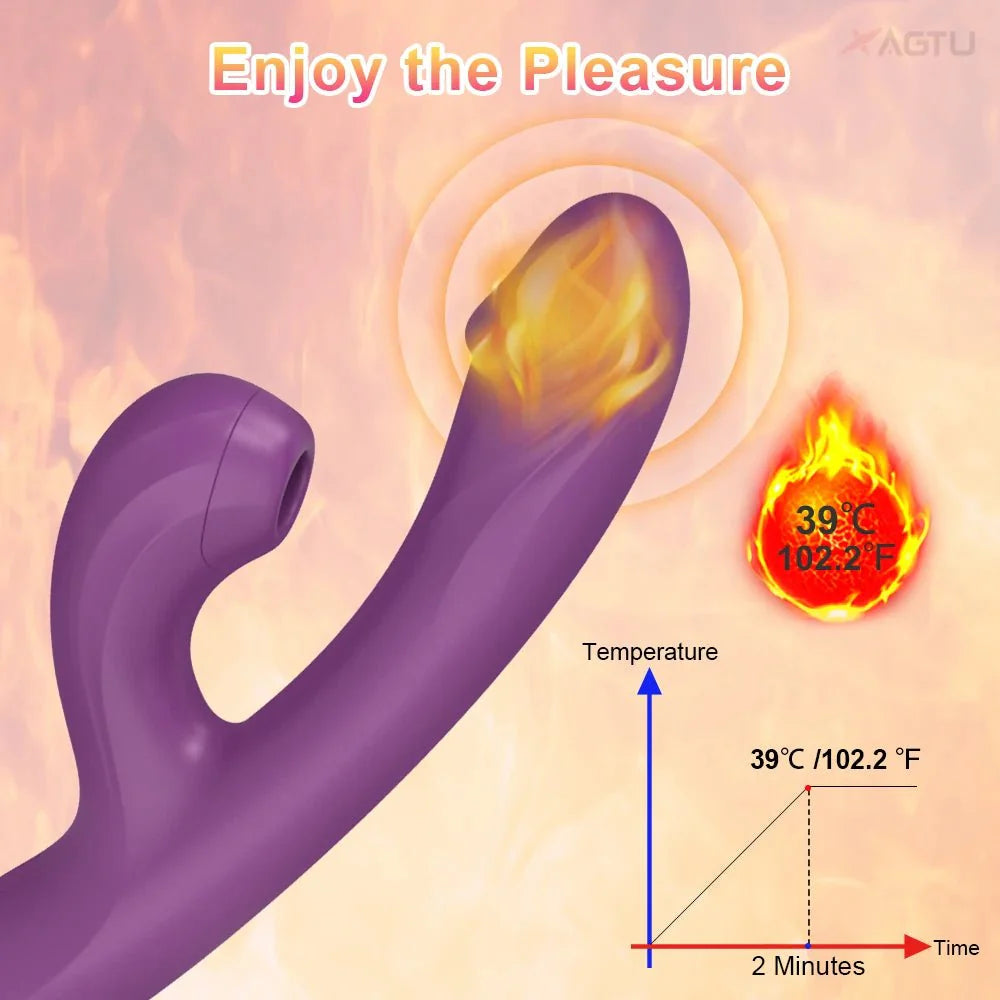 HeatSuction Heated Suction G-Spot Vibrator