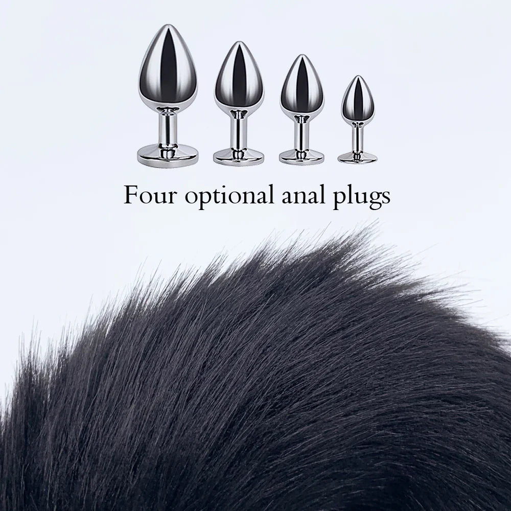FoxSteel Fox Tail Steel Butt Plug