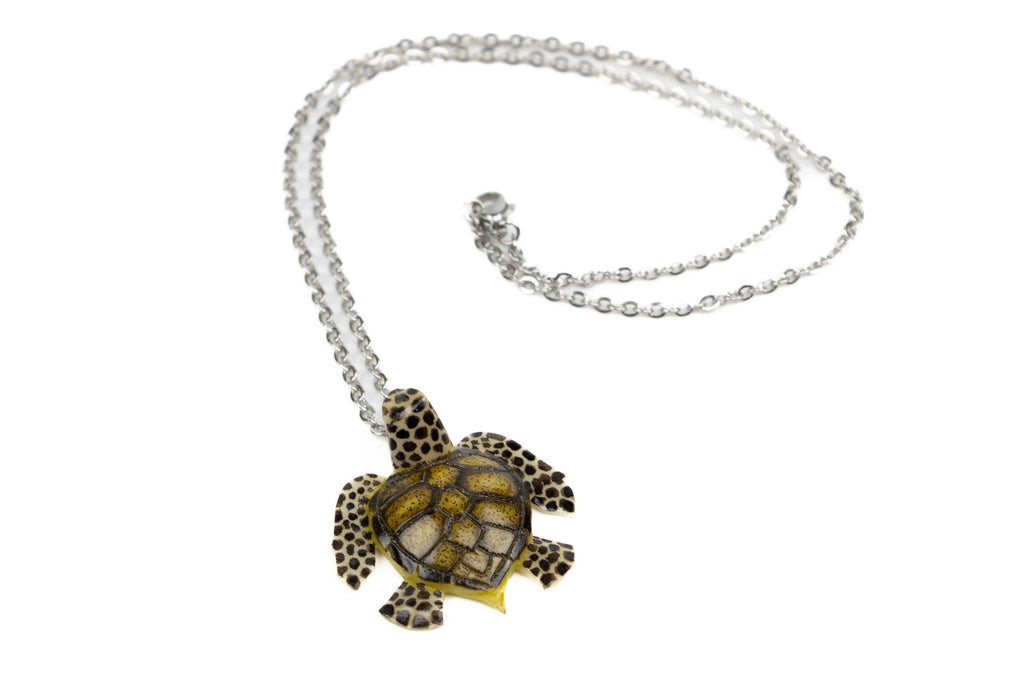 Sea Turtle Tagua Necklace