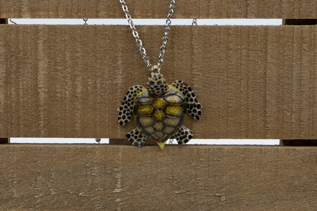 Sea Turtle Tagua Necklace