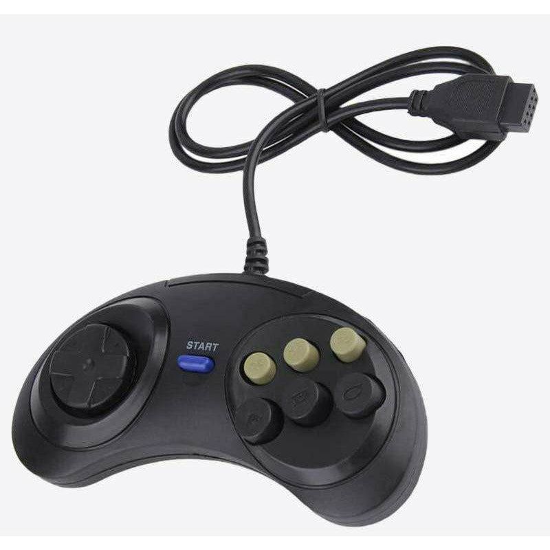 Control con cable compatible con Sega Genesis (XYAB)